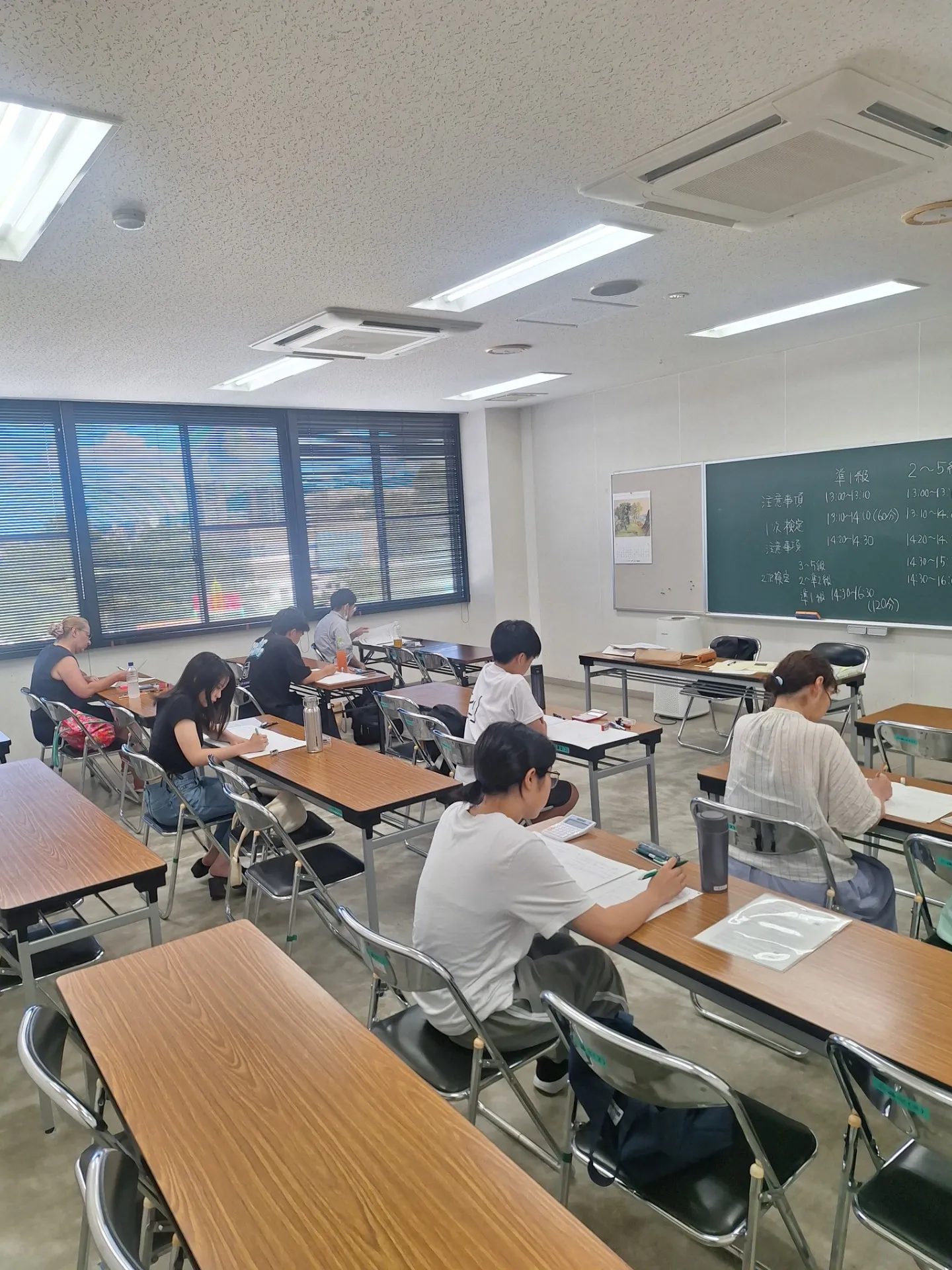 7月は、2回、数学検定が糸島市で開催されました。